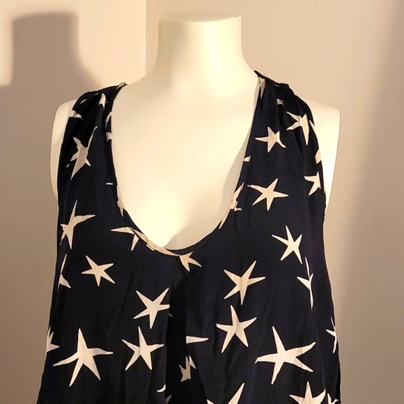 Madison Marcus Silk Star top with pockets - Picture 2 of 10